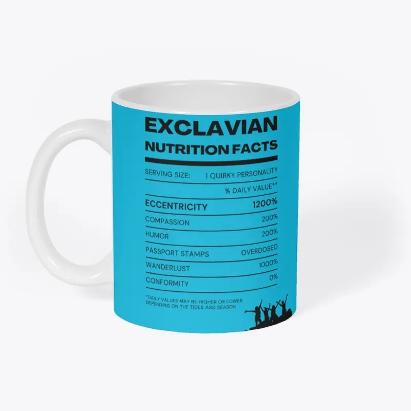 Exclavian Nutrition Facts - Light